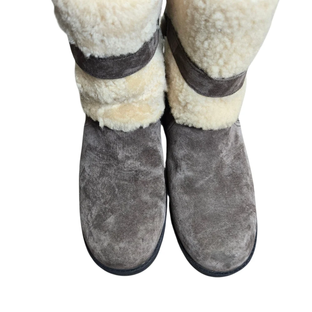 UGG‎ Blayre Leather Sheepskin Boots Womens Sz 9